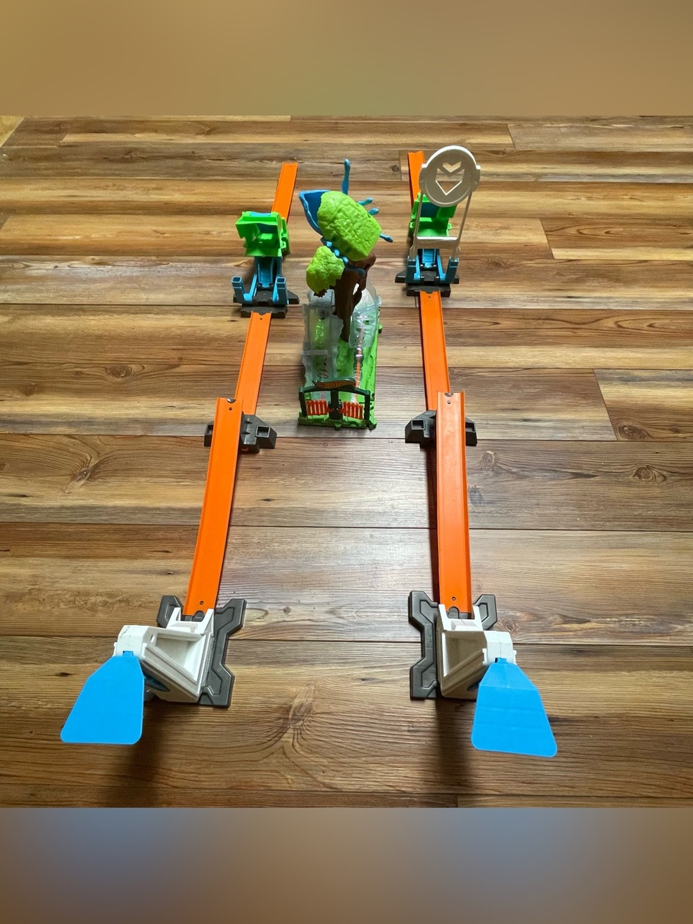 Hot Wheels Track Builder System Hammer Drop Challenge 2 Lot Spider Park Attack